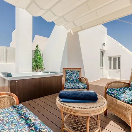 Villa Seascape Private Pool & Rooftop Jacuzzi With Sea View Near Manta Rota Vila Nova de Cacela