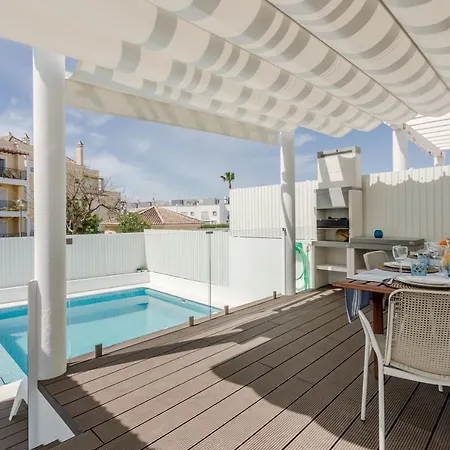 Seascape Private Pool & Rooftop Jacuzzi With Sea View Near Manta Rota 빌라