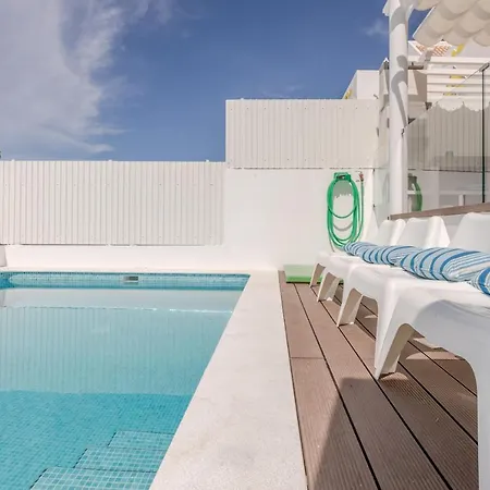 Seascape Private Pool & Rooftop Jacuzzi With Sea View Near Manta Rota * Vila Nova de Cacela