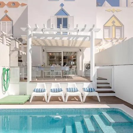 Seascape Private Pool & Rooftop Jacuzzi With Sea View Near Manta Rota Vila Nova de Cacela